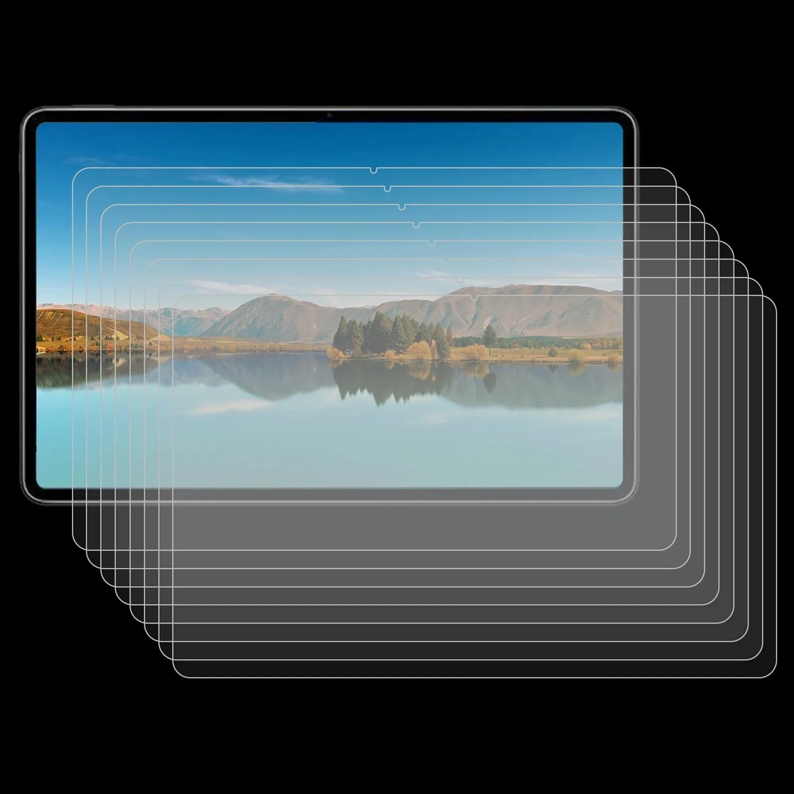 12.6 Tempered Glass Film For Huawei Matepad Pro Matebook E Lenovo Xiaoxin Pad Pro Tab P12 Pro - 25 Pcs