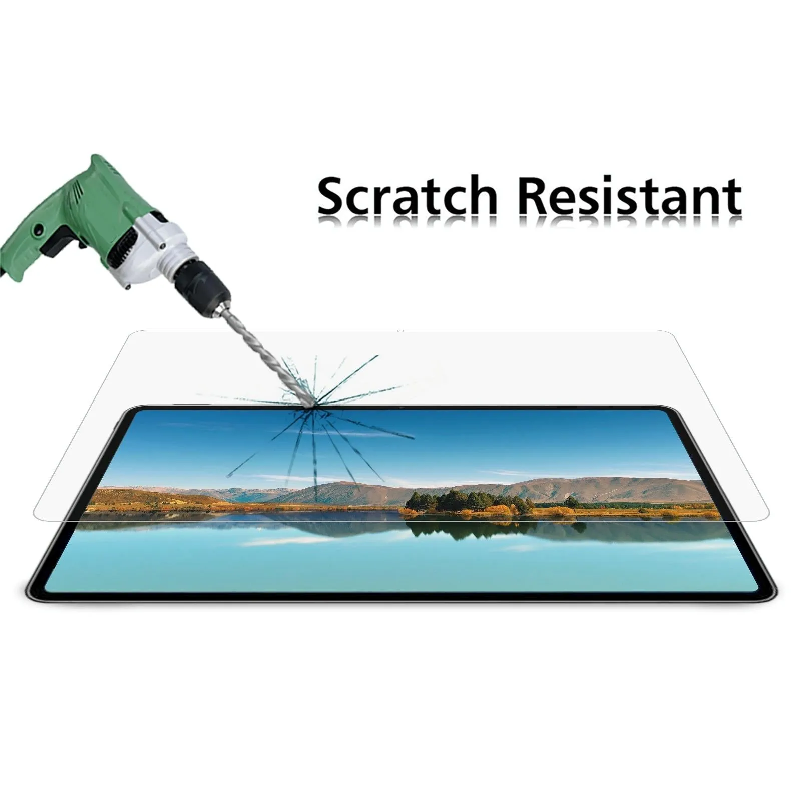 12.6 Tempered Glass Film For Huawei Matepad Pro Matebook E Lenovo Xiaoxin Pad Pro Tab P12 Pro - 25 Pcs
