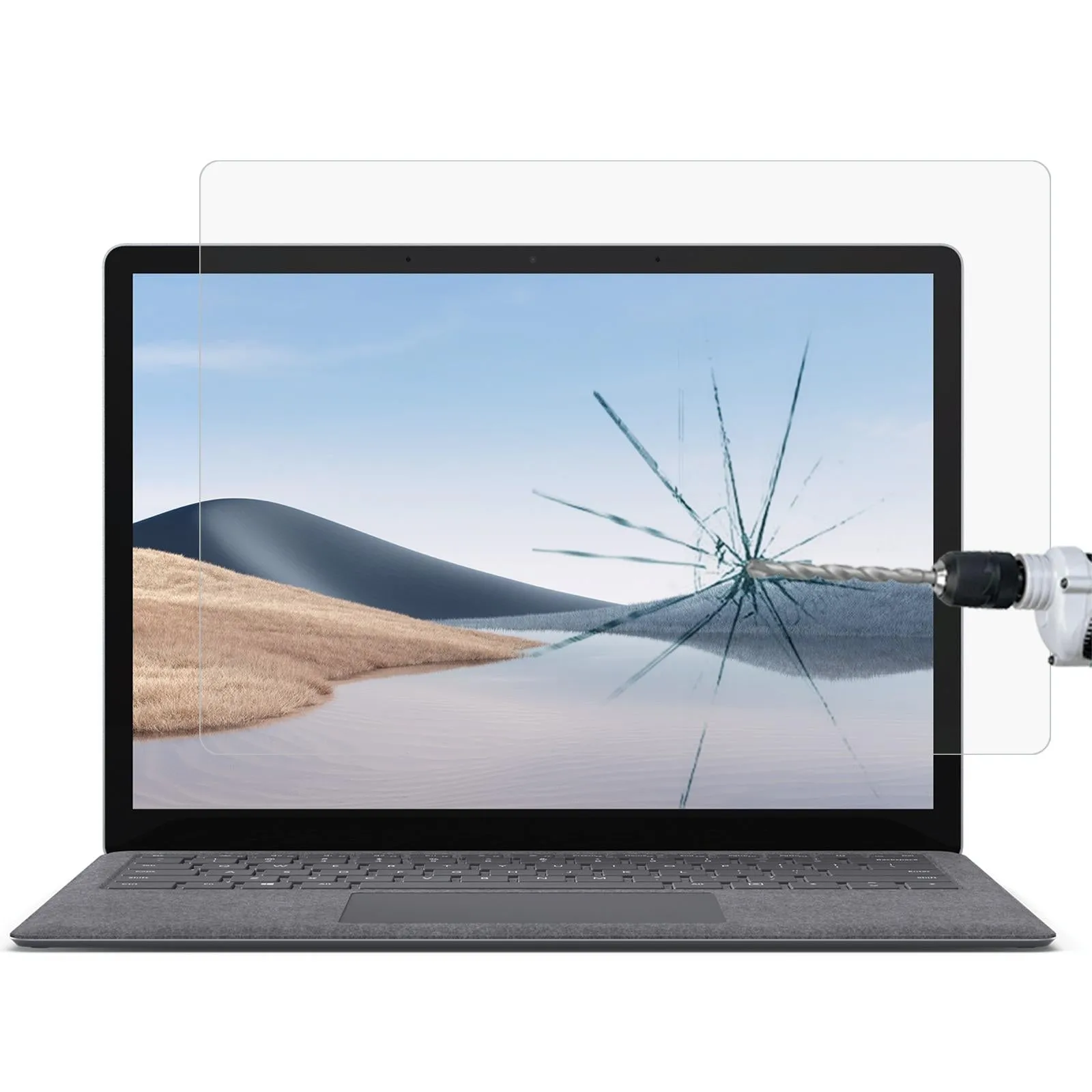 15 Inch Microsoft Surface Laptop Tempered Glass Film - 9H Explosion-Proof