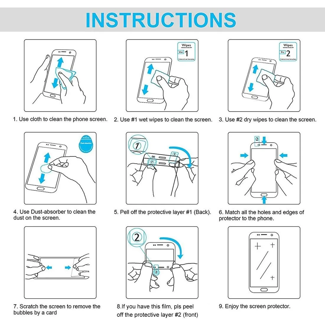 2-Pack 9H Tempered Glass For Lenovo Pad Pro 2022 / Tab P11 Pro Gen 2 / Xiaoxin Pad Pro 2022 - 11.2 Inch