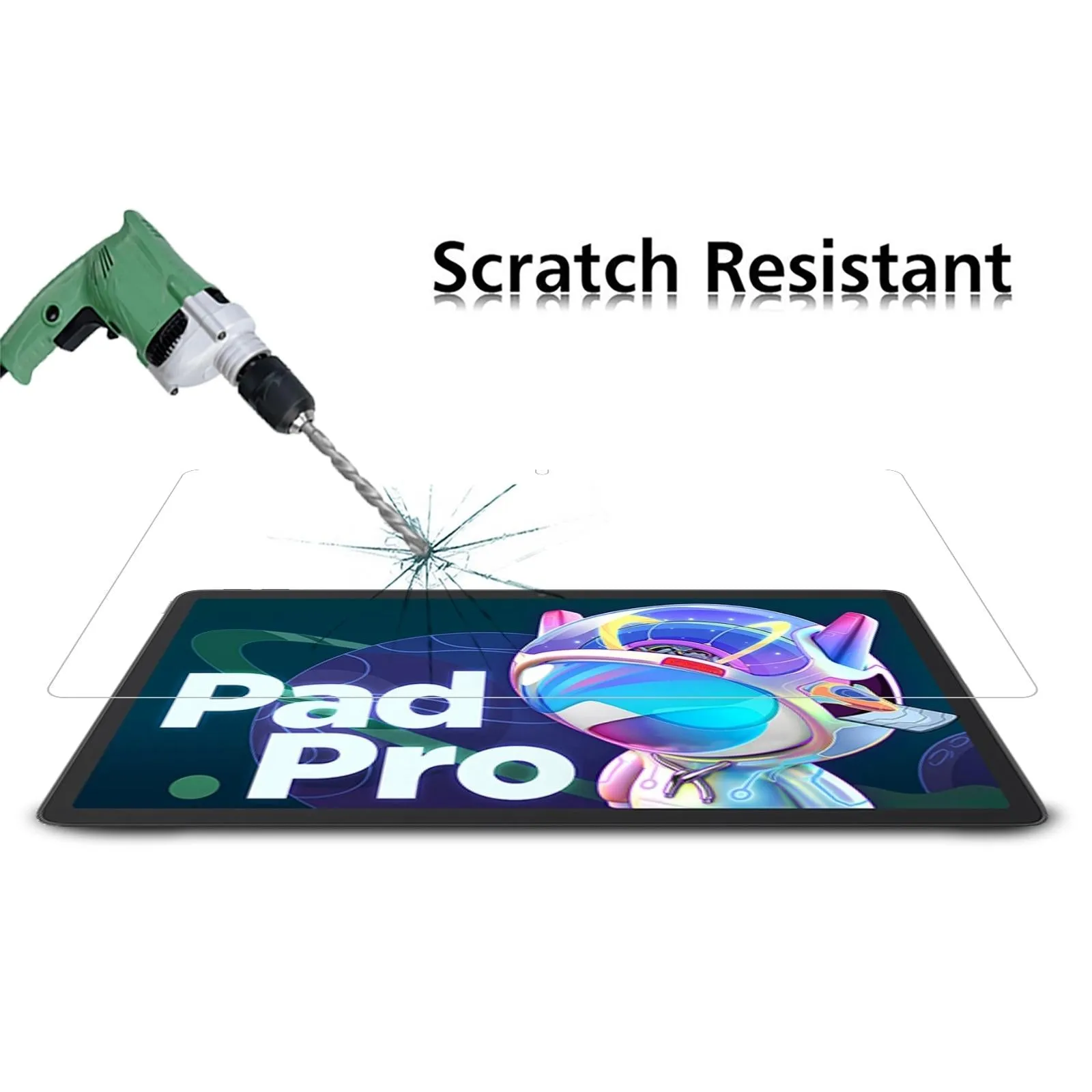 2-Pack 9H Tempered Glass For Lenovo Pad Pro 2022 / Tab P11 Pro Gen 2 / Xiaoxin Pad Pro 2022 - 11.2 Inch