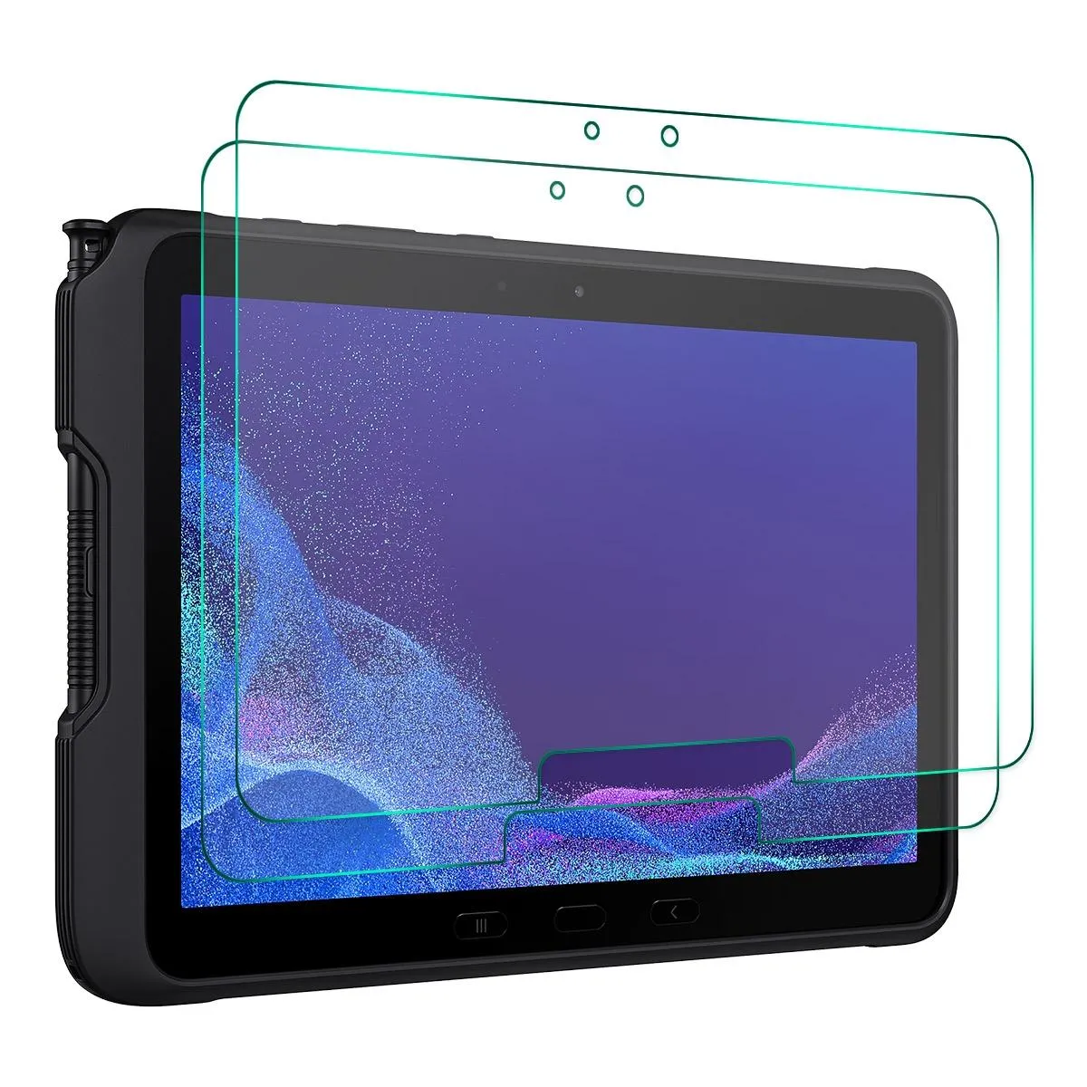 2-pack Hat-prince Tempered Glass Film for Samsung Galaxy Tab A9 / A9  / Active4 Pro 0.33mm