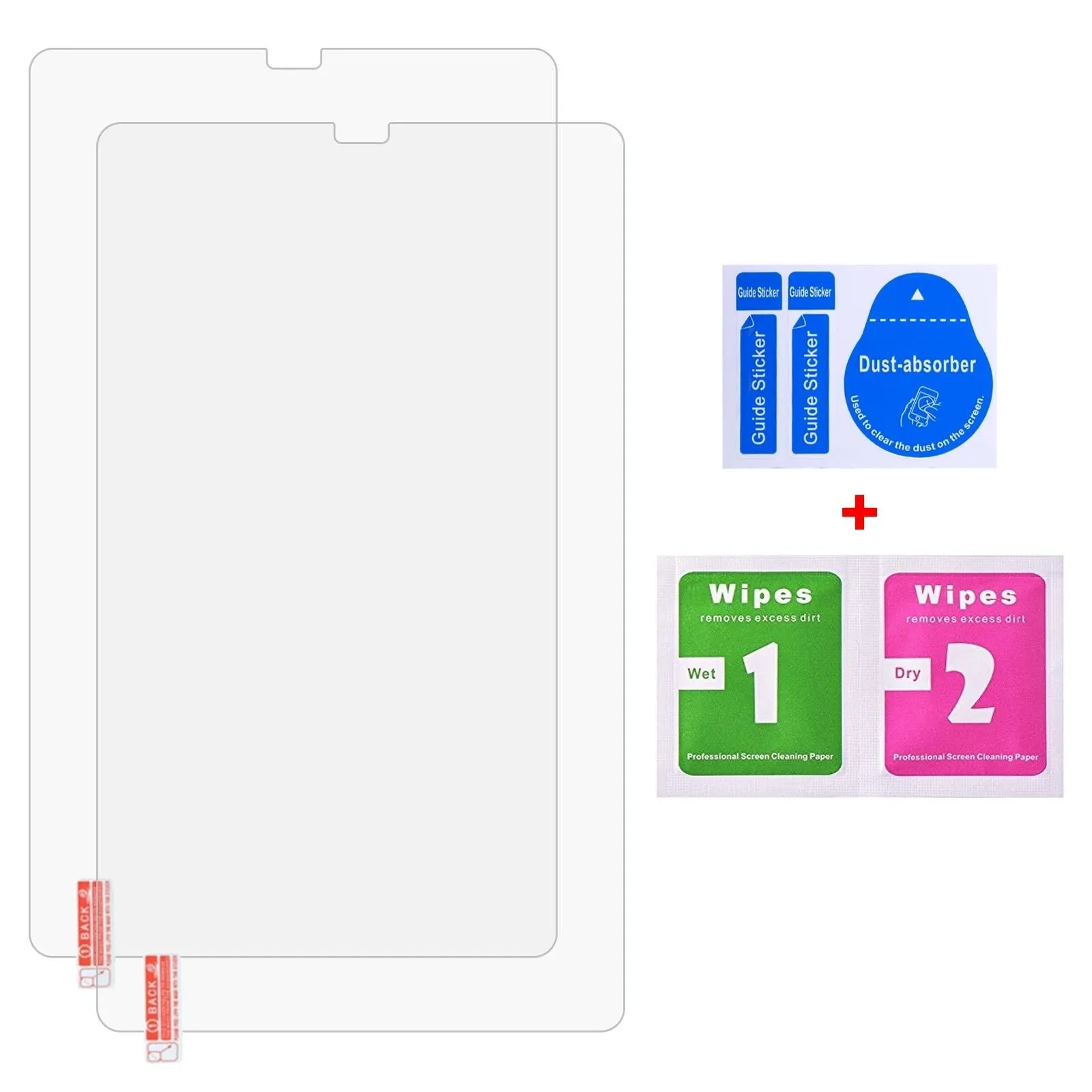 2-Pack Tempered Glass Film For Realme Pad Mini - 9H 2.5D Explosion-Proof
