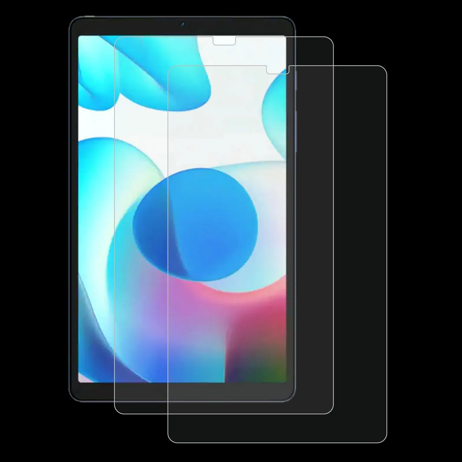 2-Pack Tempered Glass Film For Realme Pad Mini - 9H 2.5D Explosion-Proof