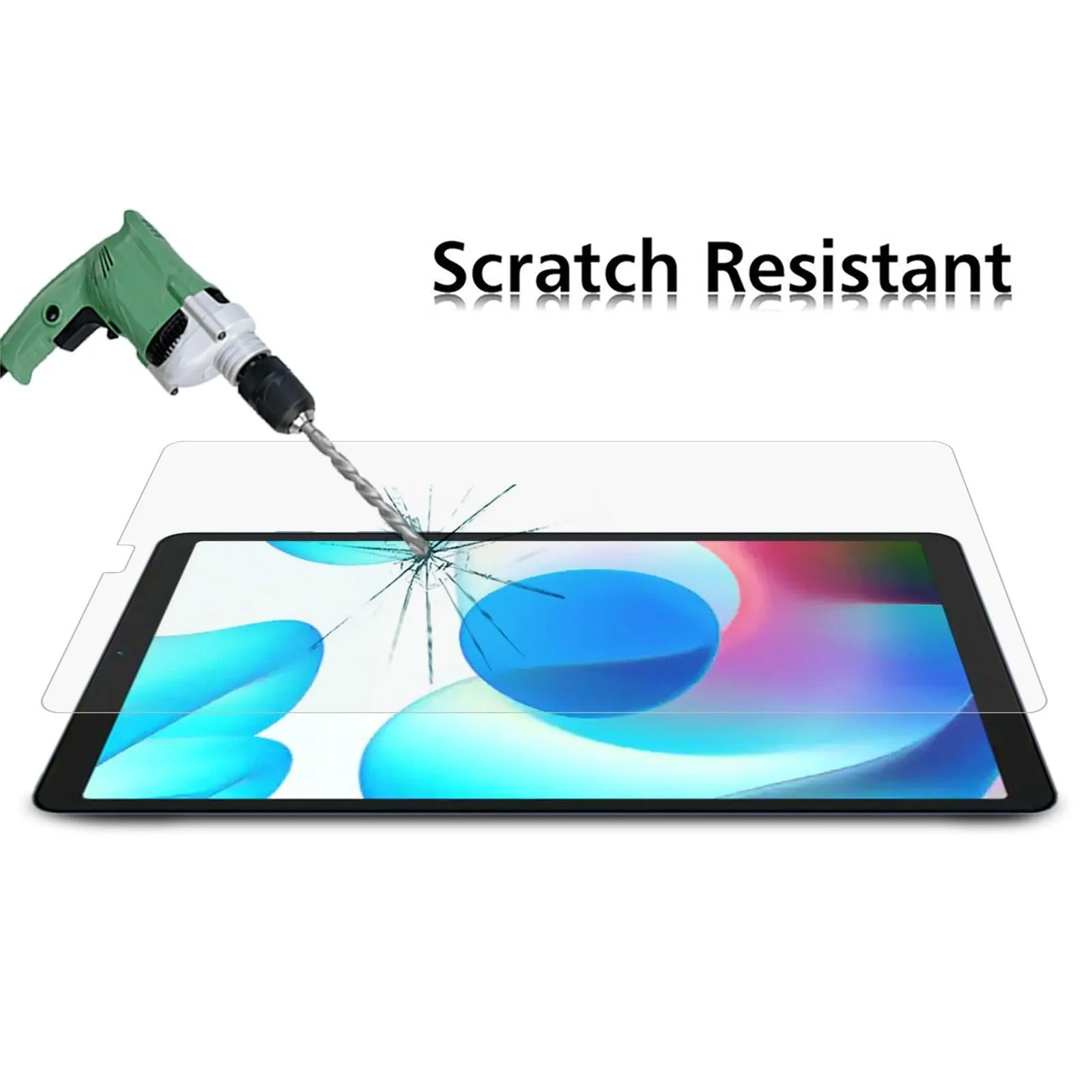 2-Pack Tempered Glass Film For Realme Pad Mini - 9H 2.5D Explosion-Proof