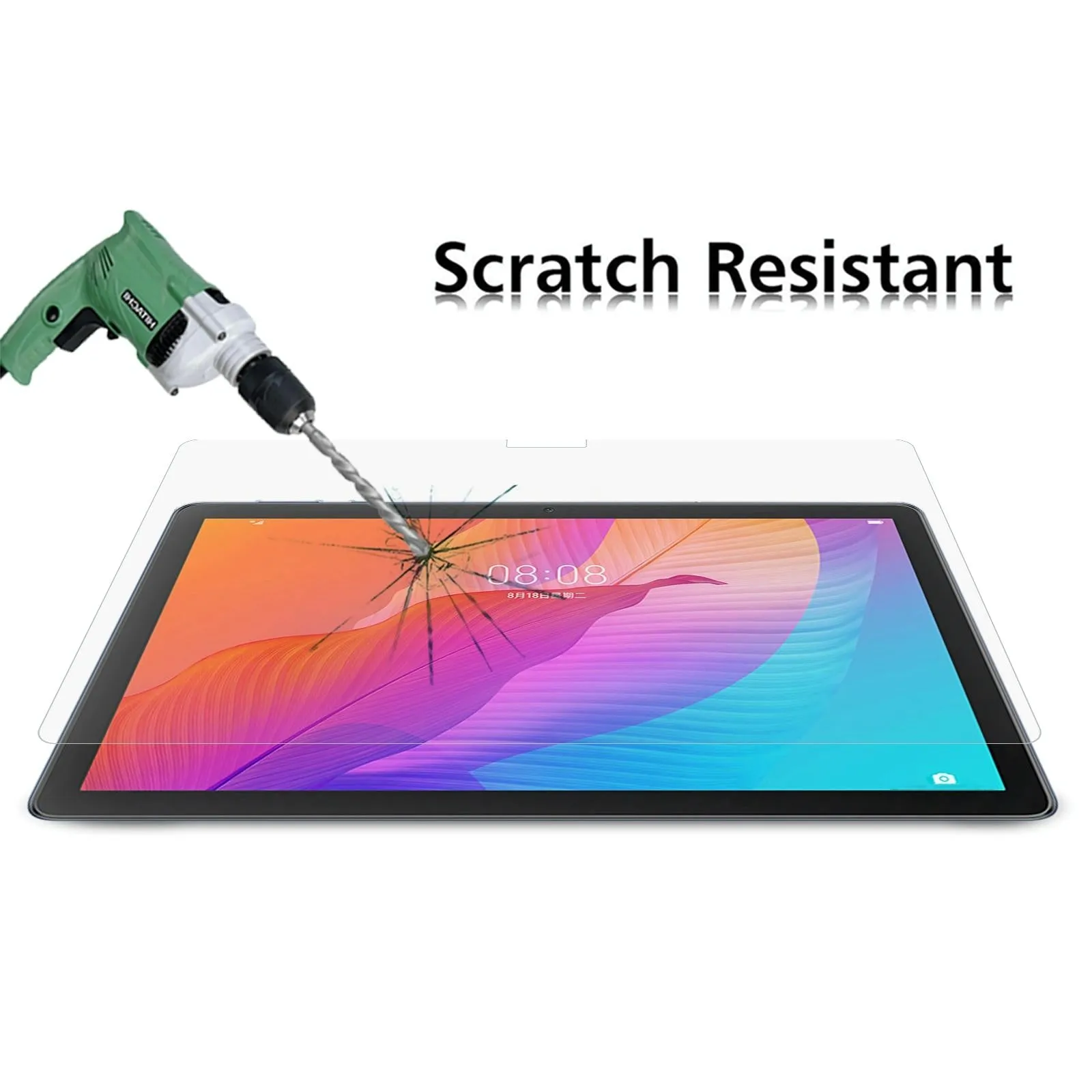 25-Pack 9H Tempered Glass Film For Huawei Matepad T 10S / 10 / Enjoy 2 / Teclast P40Hd / M40 Plus / Blackview Tab 12 Pro / Oscal Pad 10 / 13 / Itel Pad One - Explosion-Proof 2.5D Tablet