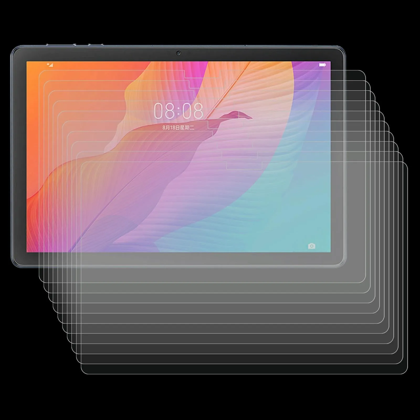 25-Pack 9H Tempered Glass Film For Huawei Matepad T 10S / 10 / Enjoy 2 / Teclast P40Hd / M40 Plus / Blackview Tab 12 Pro / Oscal Pad 10 / 13 / Itel Pad One - Explosion-Proof 2.5D Tablet
