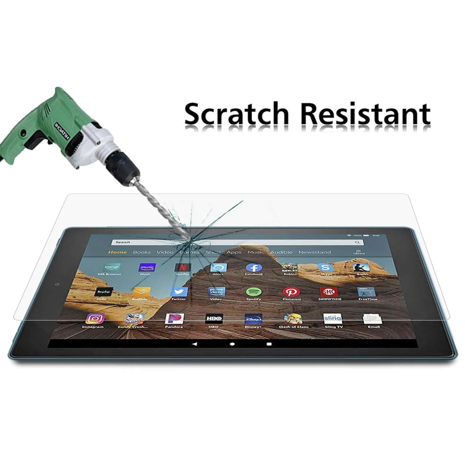 25-Pack Tempered Glass Film For Amazon Kindle Fire Hd 10 2019