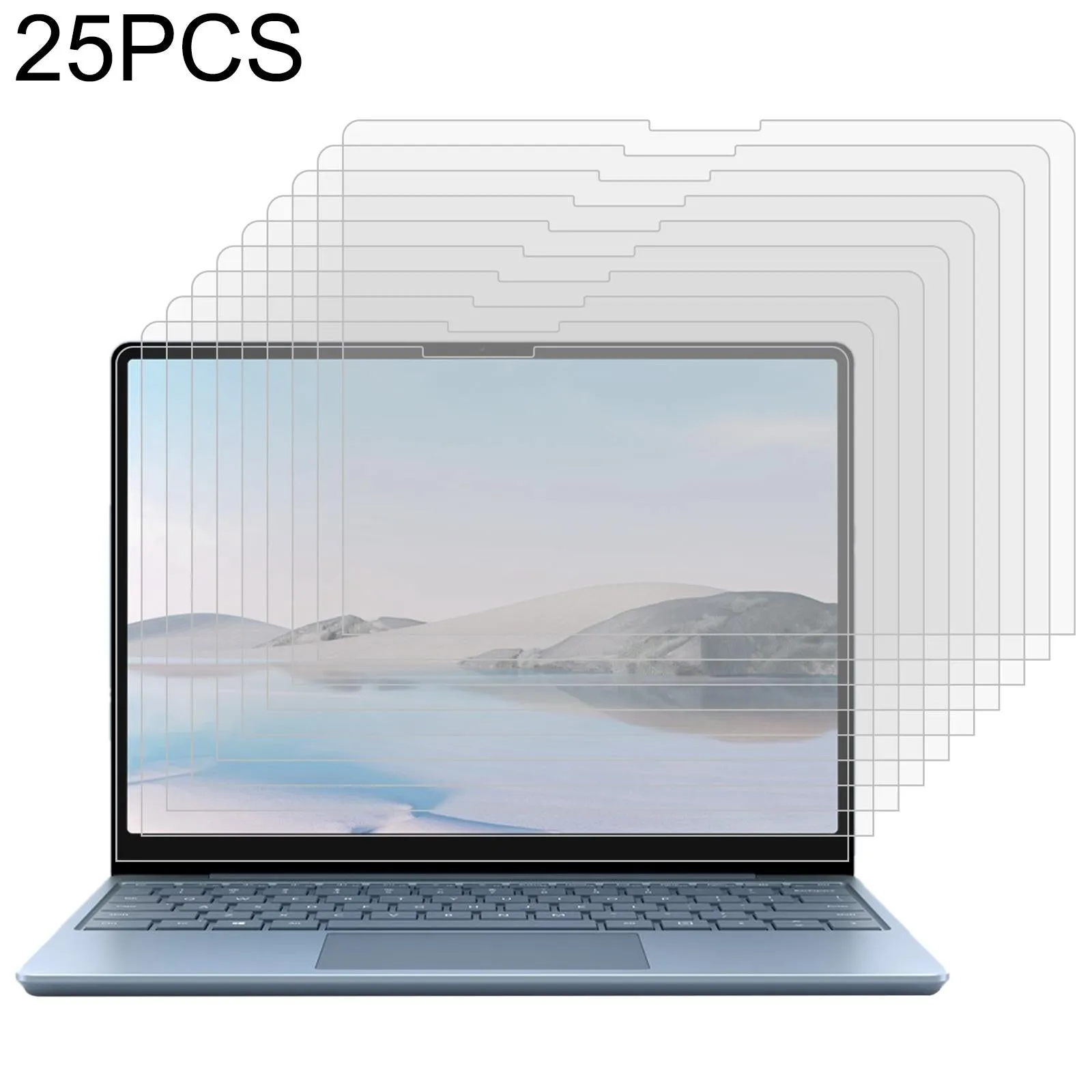25 Pcs 9H Tempered Glass Film For Surface Laptop Go - Hd Explosion-Proof