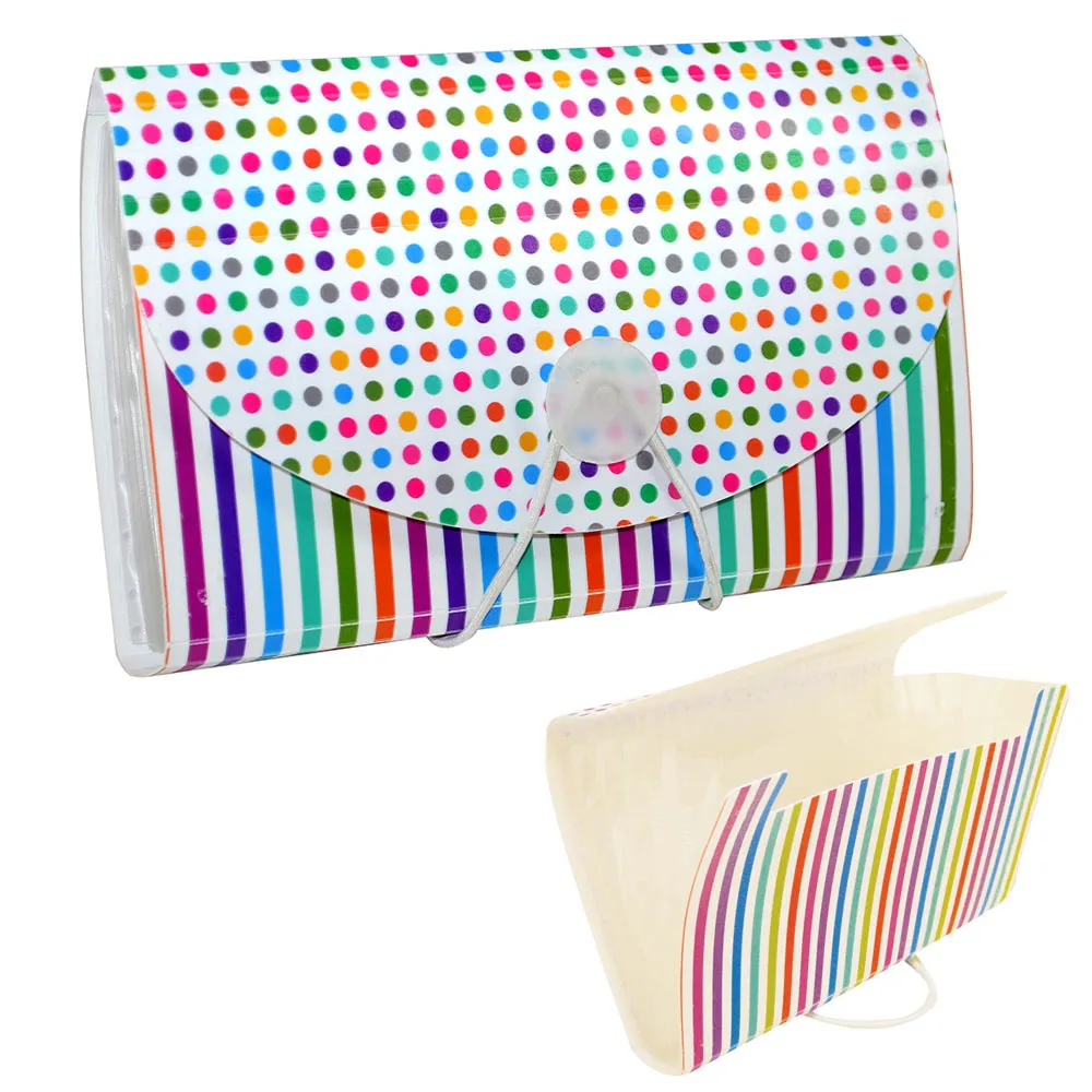 2pk Coupon Organizer 6 Pocket Personal Check Size Expand File School Home Office