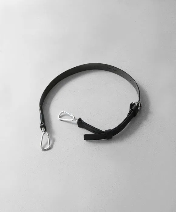 beta post PLASTIC BAG SHOULDER BELT "BLACK"