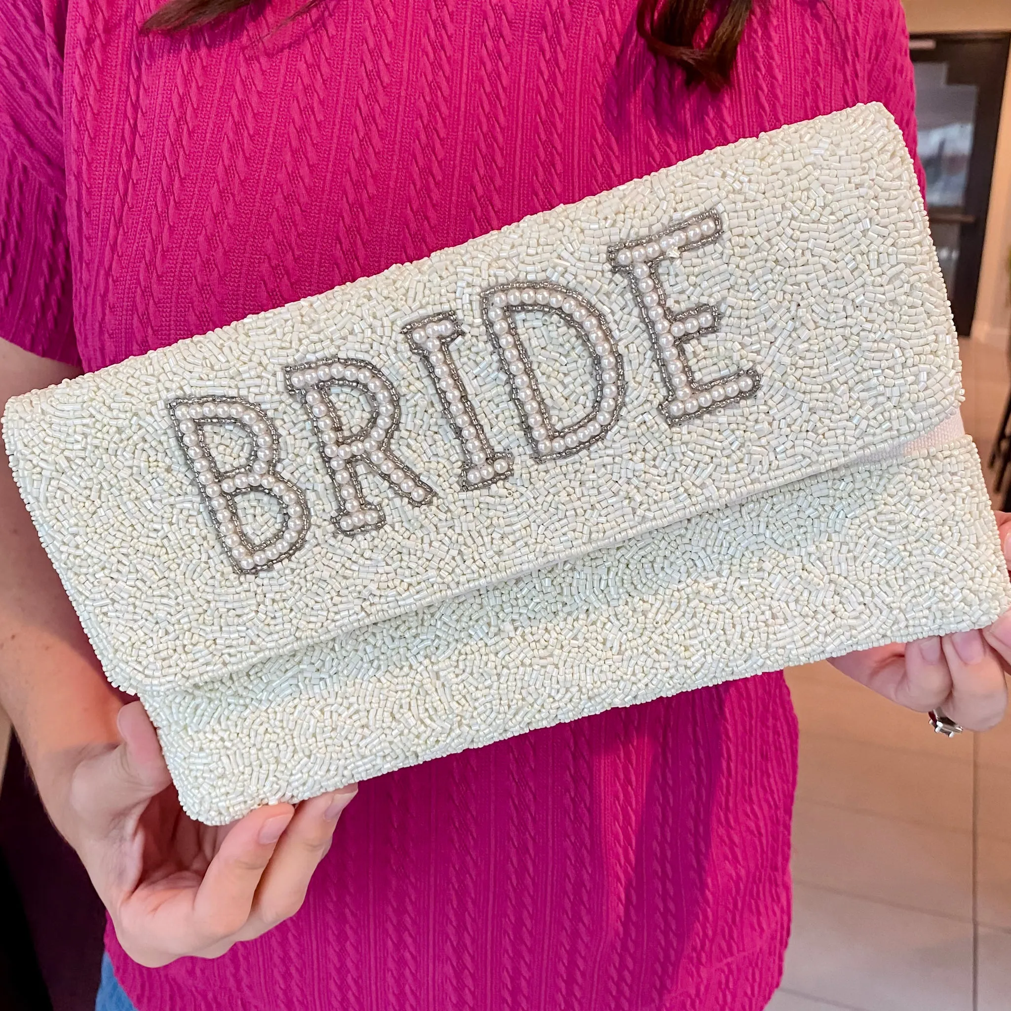 Bride Pearl Beaded Bag