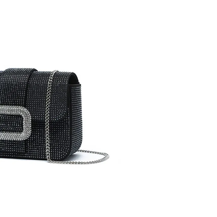 Crystal-Embellished Evening Bag AD 139