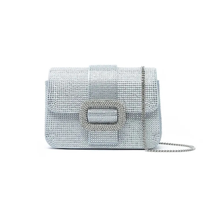 Crystal-Embellished Evening Bag AD 139