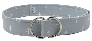 Grey and white Anchor Belt by Oliver Green