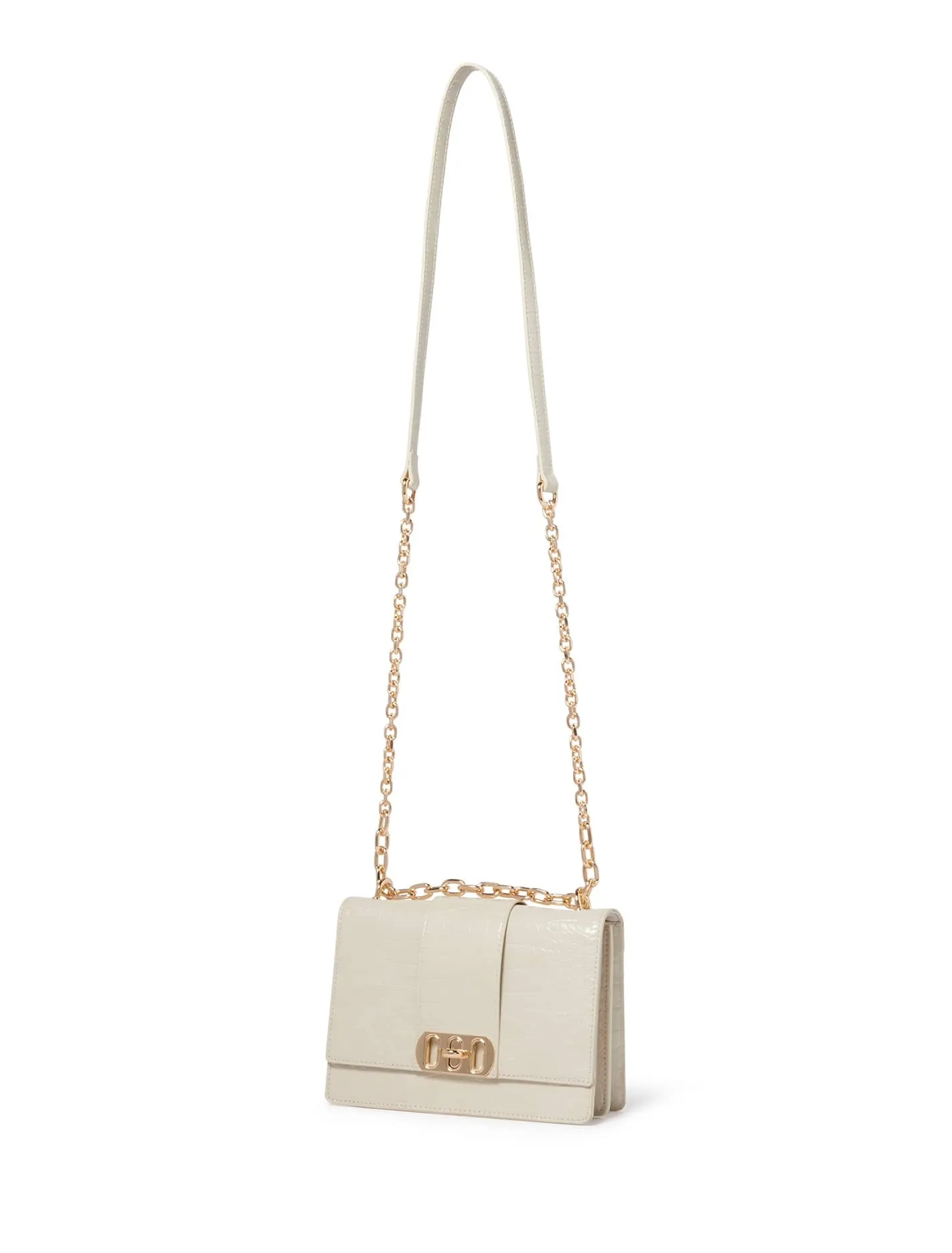 Imogen Chain Lock Crossbody Bag