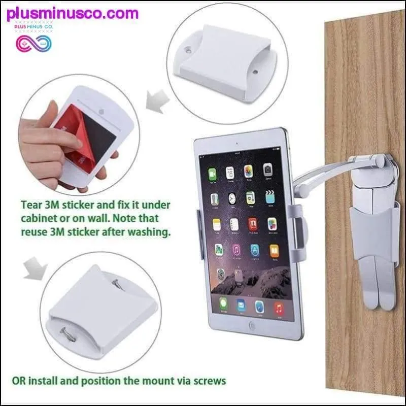 Kitchen Tablet Stand Wall Desk Tablet Mount Stand Fit For