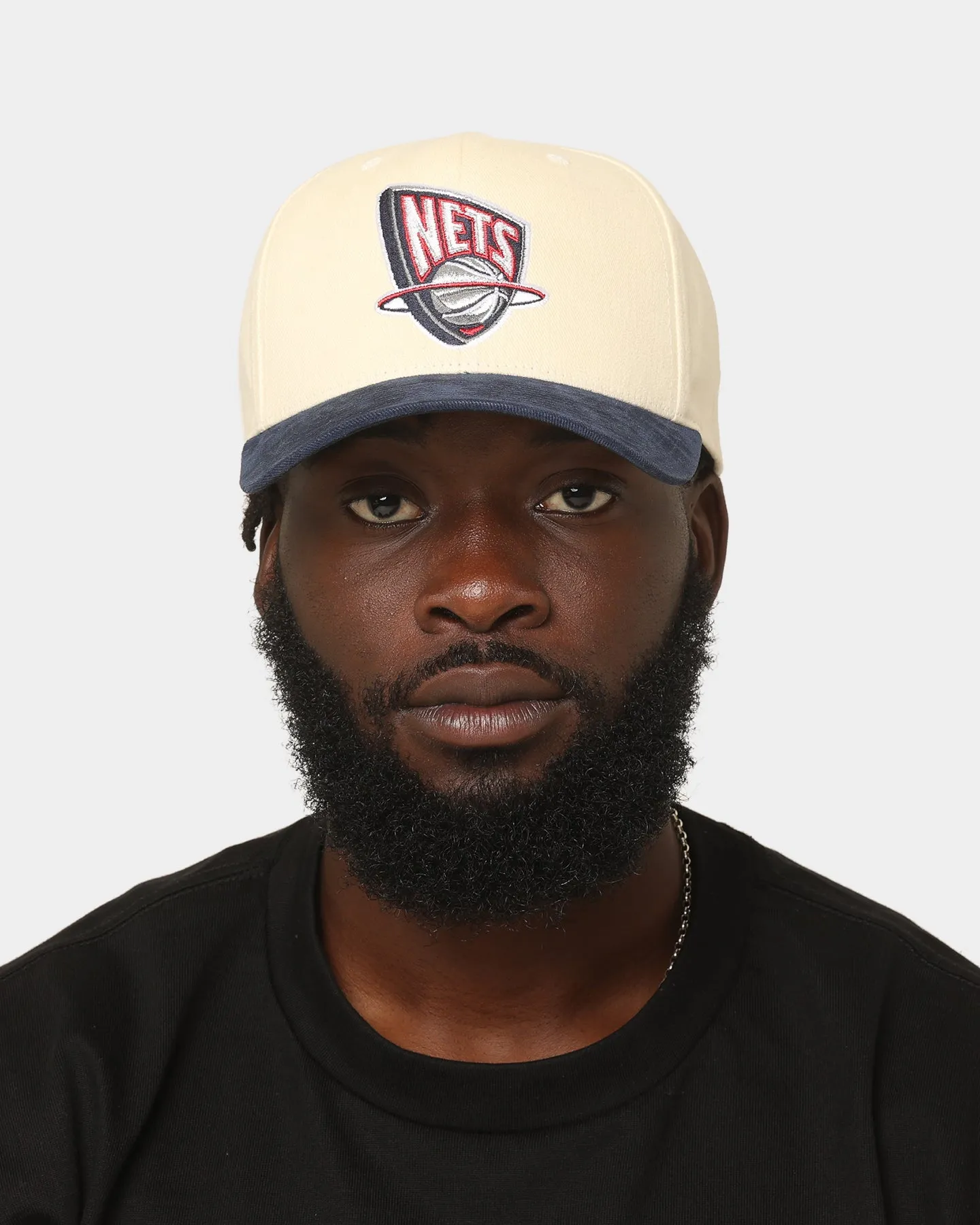 Mitchell & Ness Brooklyn Nets 'Vintage Cream' Pro Crown Snapback Cream