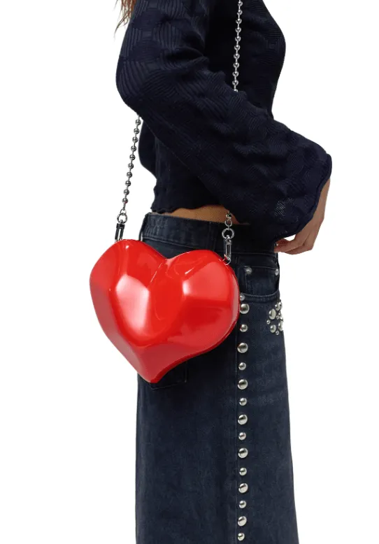 Molded Heart Bag
