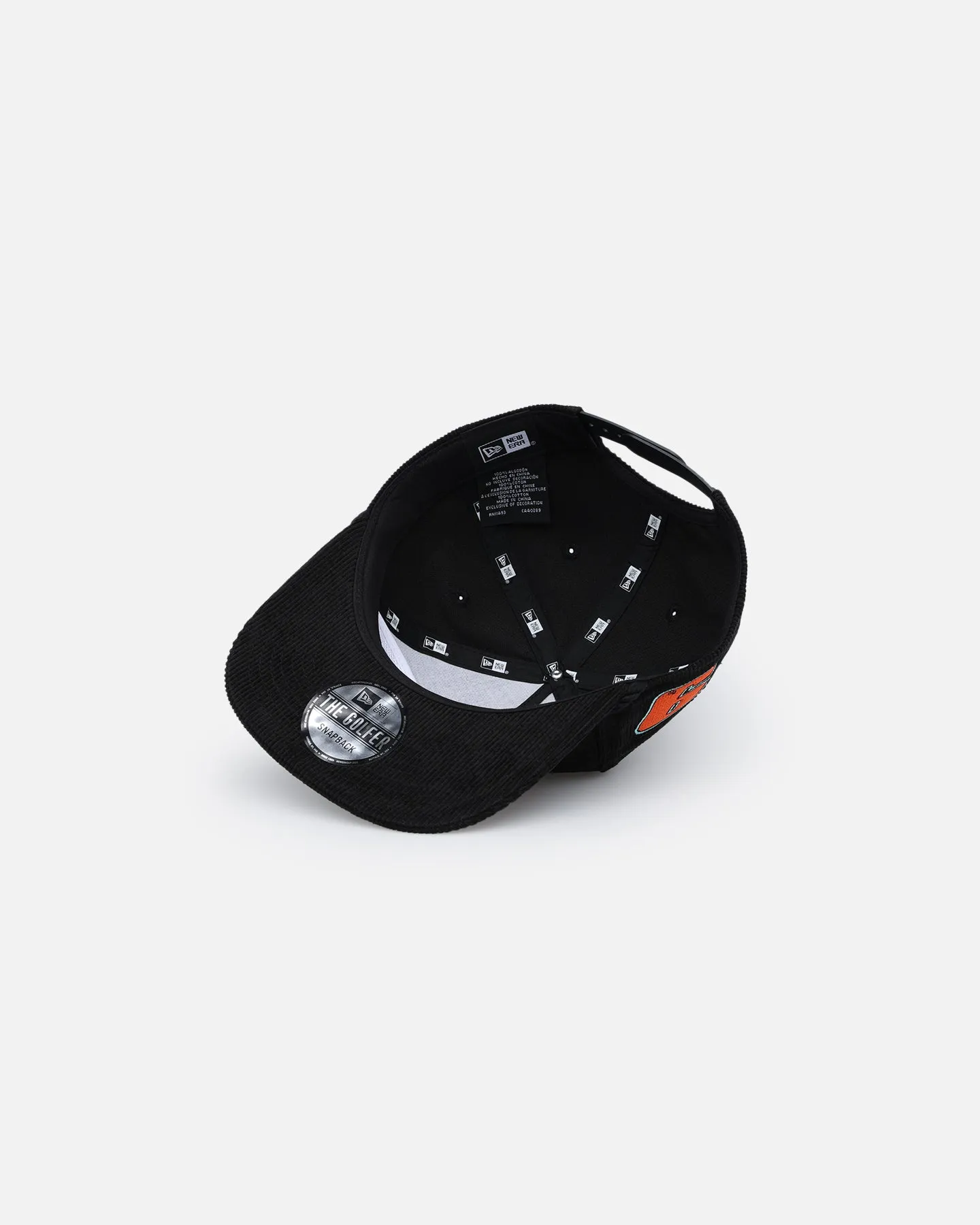 New Era Hooters Racing 'Nascar Sponsor Golfer Collection' Corduroy Golfer Snapback Black